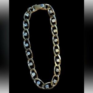 Elegant Goldtone Chain Bracelet